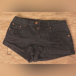 Cotton On mid-rise distressed shorts